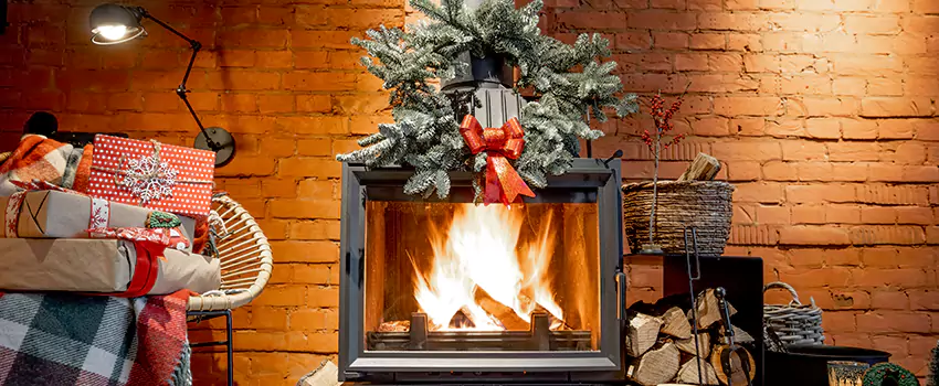 Travis Industries Linear Gas Fireplace Installation in Mandan, North Dakota