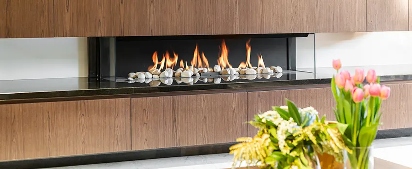 Double-height Fireplace Design Refurbishment in Mandan, North Dakota