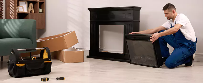 Old Rusted Metal Fireplace Repair And Replacement in Mandan, ND