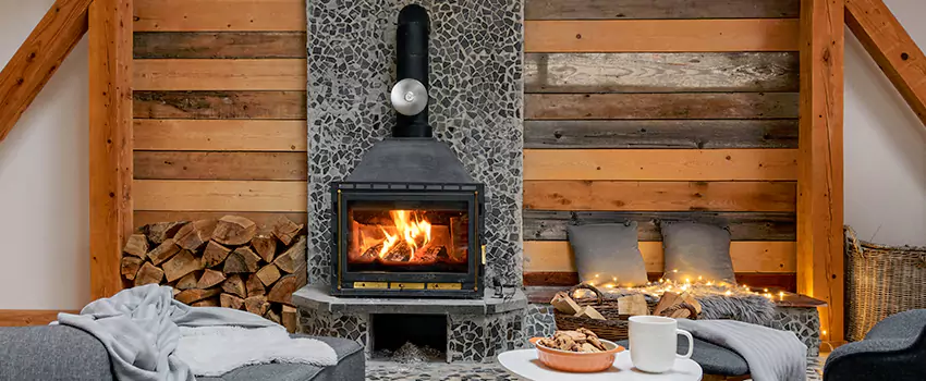 Thelin Hearth Products Direct Vent Gas Stove Fireplace Inspection in Mandan, North Dakota